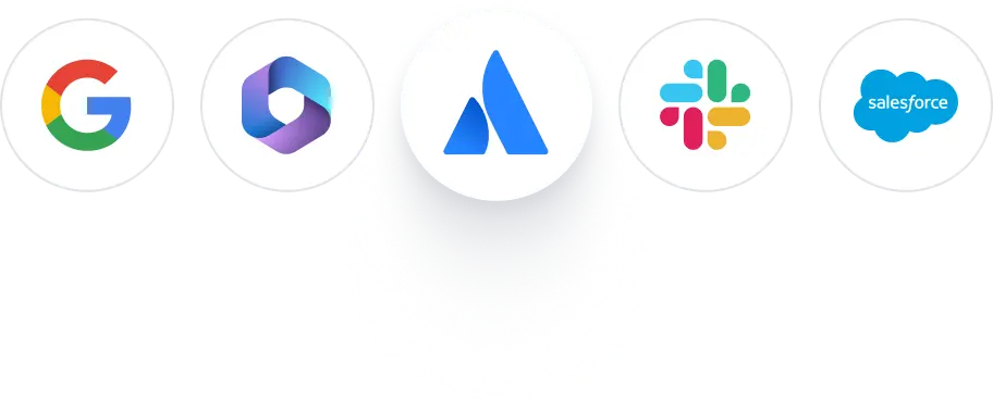 SaaS Platform Integration Logos Logos of major SaaS platforms supported