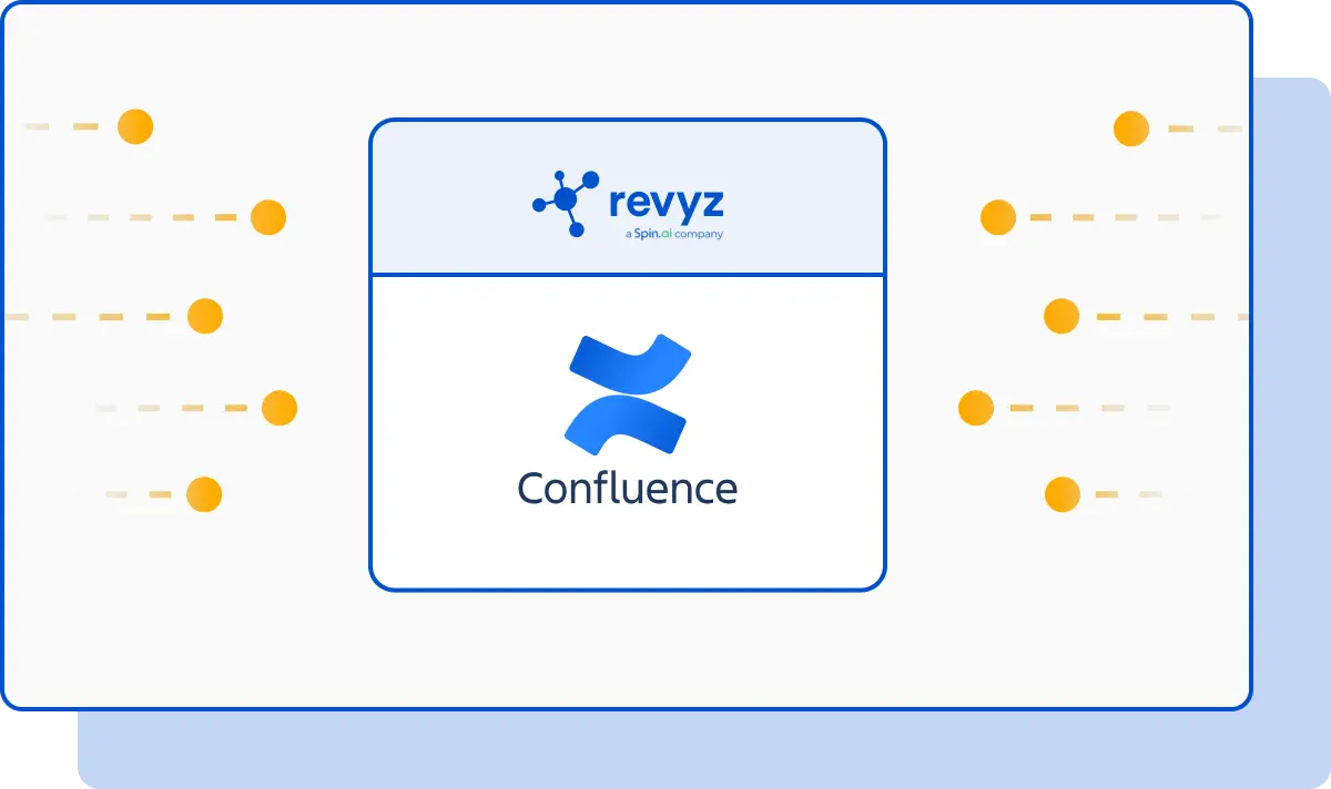 Confluence Integration Concept Revvyz and Confluence integration visual