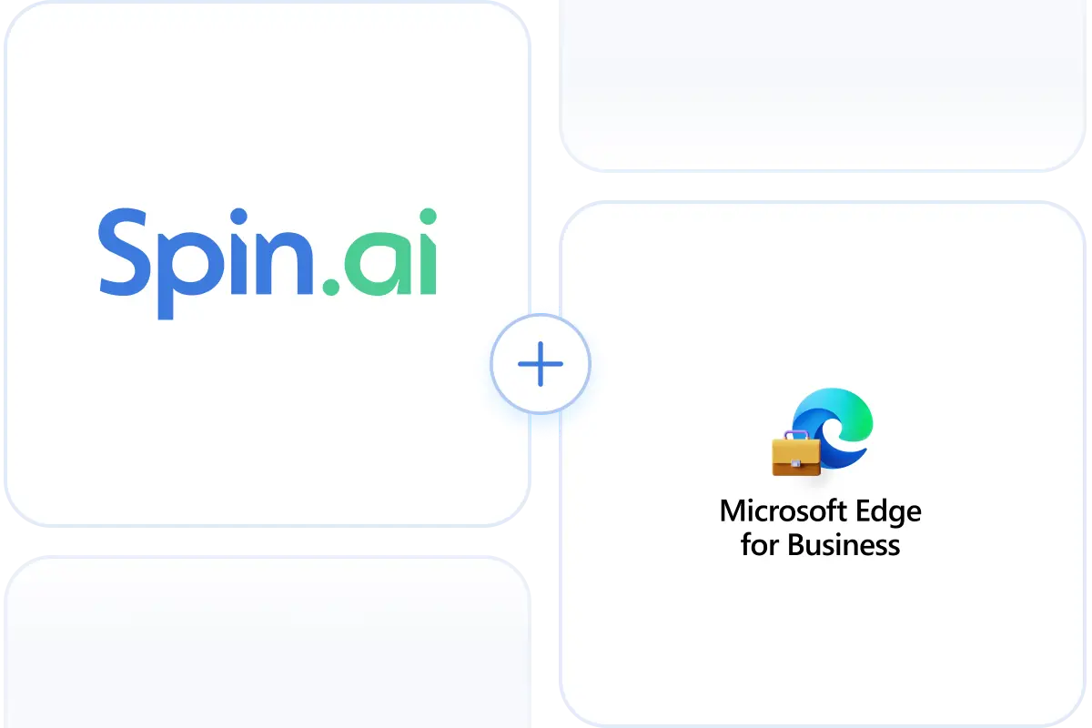 Spin.AI Extension Risk Assessment for Microsoft Edge for Business | Spin.AI Spin.AI Extension Risk Assessment integration with Microsoft Edge for Business
