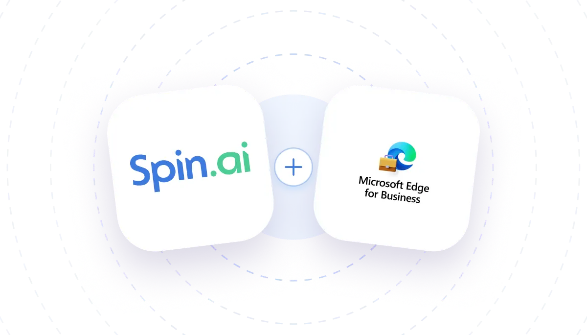 What the Spin.AI and Edge for Business integration means for admins | Spin.AI Spin.AI and Microsoft Edge for Business integration for IT and security teams managing browser extension risk