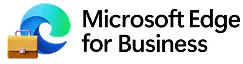microsoft-edge | Spin.AI Microsoft Edge for Business logo: the Edge circular blue-green icon to the left with the words 'Microsoft Edge for Business' on the right.