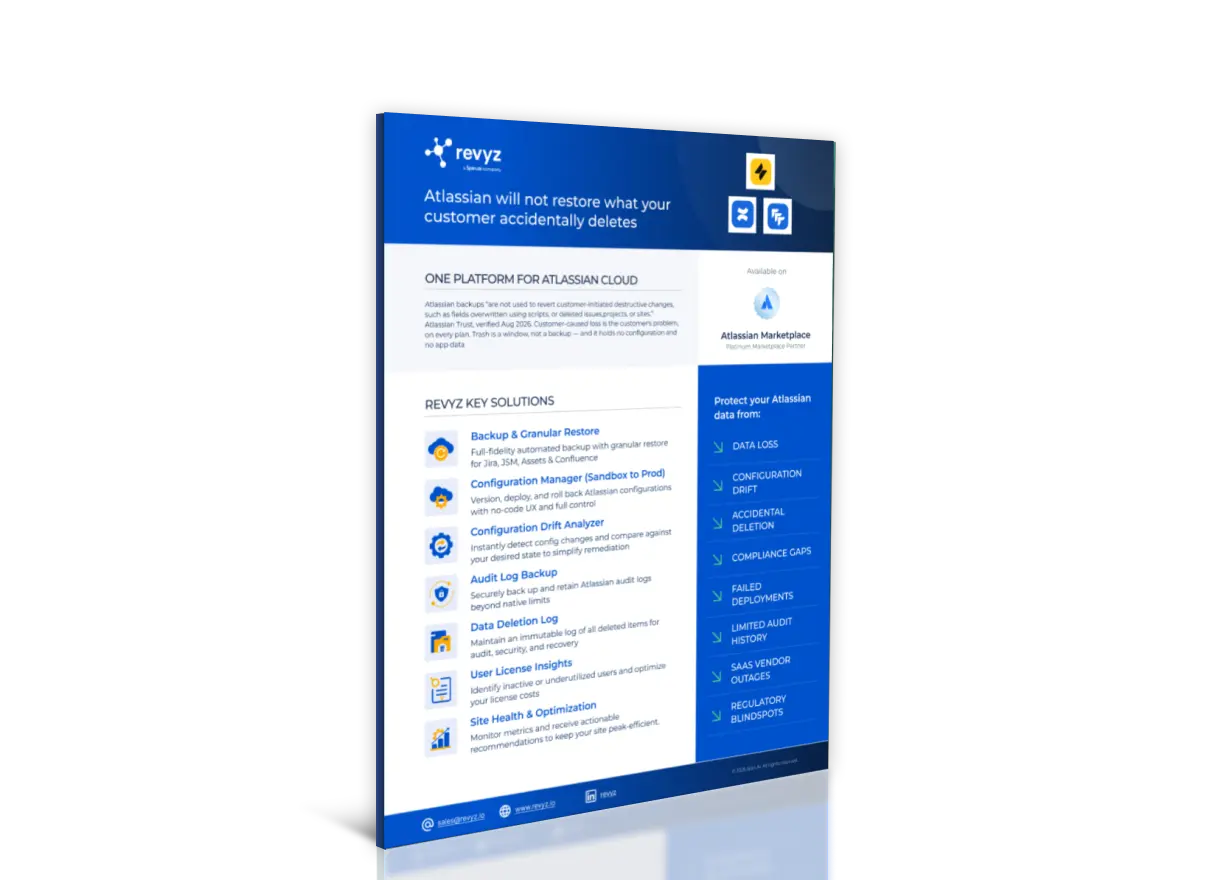 Revyz Command Center Product Brief
